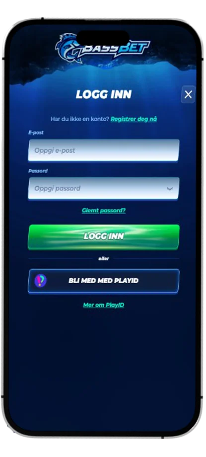 Logg inn på ditt utvalgte casino.