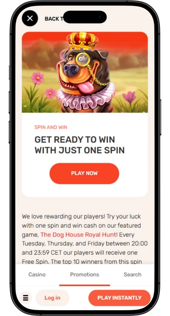 Ett heldig spinn Koi Casino