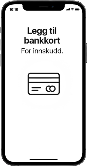 Legg til bankkort