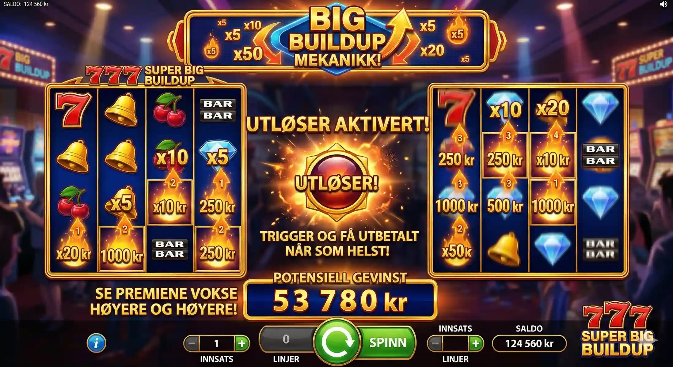 Big BuildUp-funksjon