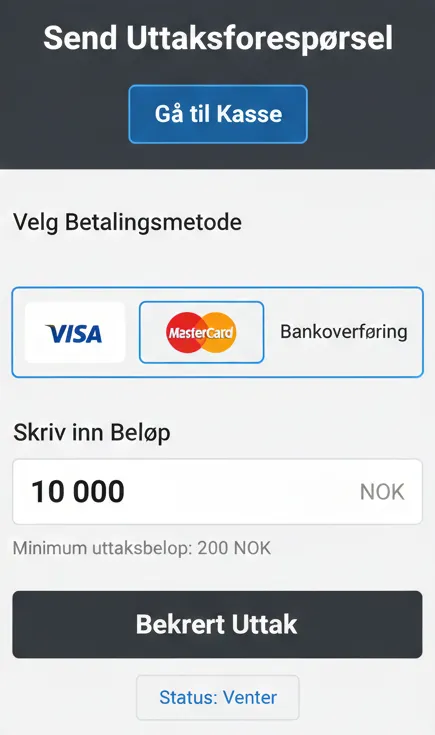 Send uttaksforespørsel