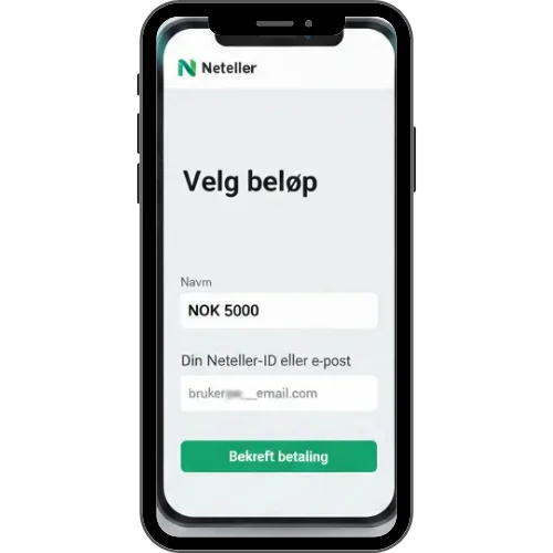 kontoen med penger